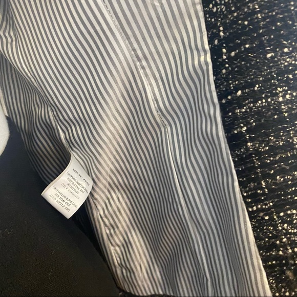 NANETTE LAPORE black & white linen & cotton jacket w/ zipper - Picture 9 of 13